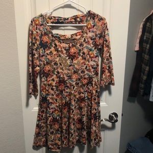 Flower Print Dress